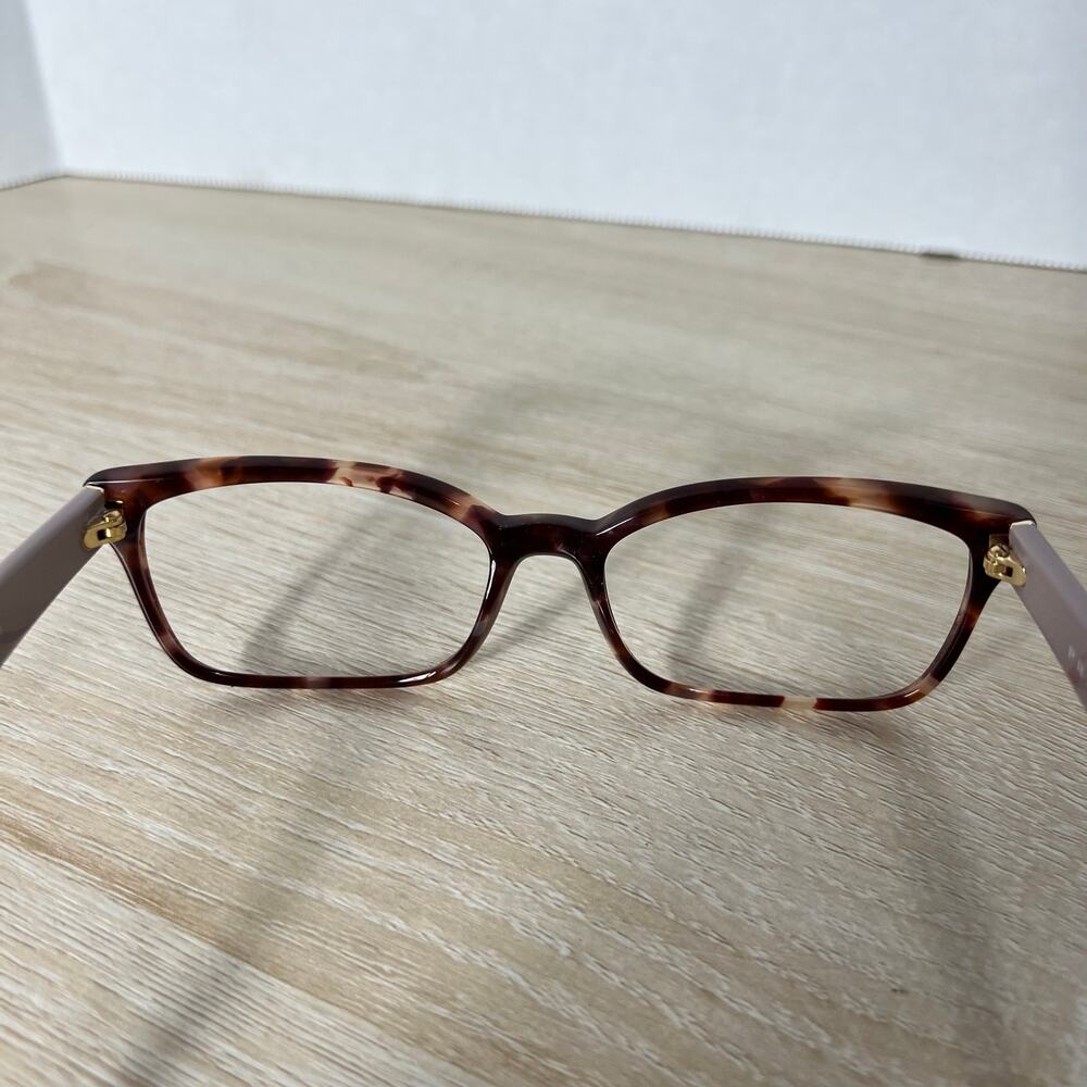 Prada VPR18T UE0-1O1 Eyeglasses Pink Tortoise Frames 53-16-140 Italy - Picture 10 of 11